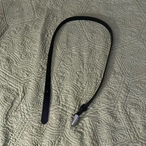 Gap brown genuine leather belt with a silver rectangle buckle xs
